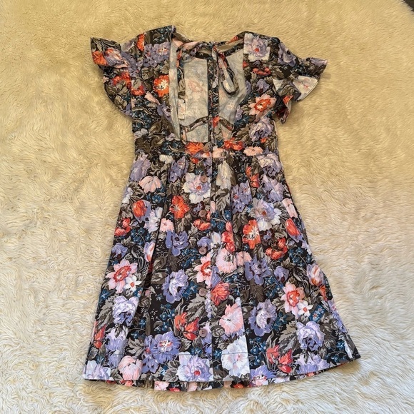 Rebecca Taylor Penelope Floral Dress - Size 8 - Picture 5 of 7